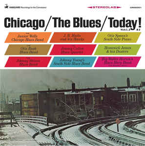 Artistes Divers ‎– Chicago/The Blues/Today!  3 × Vinyle, LP, Compilation, Édition Limitée, Réédition