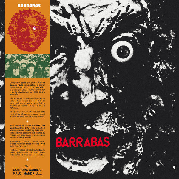 Barrabas – Barrabas  Vinyle, LP, Album, Réédition, Remasterisé