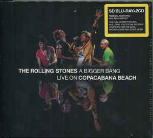 The Rolling Stones ‎– A Bigger Bang - Live On Copacabana Beach  Blu-ray + 2 × CD, Album, Réédition, Remasterisé