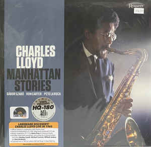 Charles Lloyd ‎– Manhattan Stories  2 × Vinyle, LP, Album, Édition Limitée, Numérotée, Réédition, 180 Grammes, Gatefold