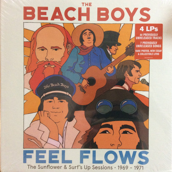 The Beach Boys – Feel Flows (The Sunflower & Surf's Up Sessions 1969-1971)  4 x Vinyle, LP, Album, Réédition, Remasterisé, Coffret, Compilation, Stéréo