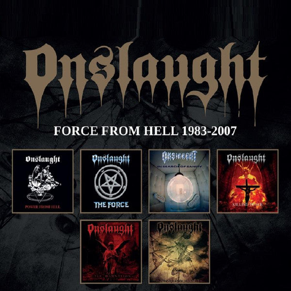 Onslaught  – Force From Hell 1983-2007 - 6 x CD, Coffret, Compilation