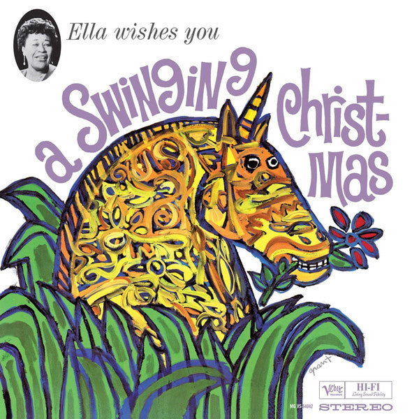 Ella Fitzgerald – Ella Wishes You A Swinging Christmas  Vinyle, LP, Album, Réédition, 180g, Gatefold