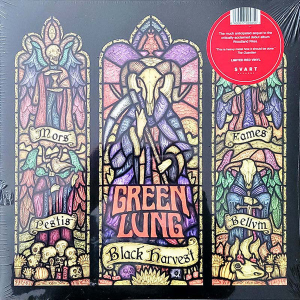 Green Lung – Black Harvest Vinyle, LP, Album, Edition Limitée, Rouge Transparent