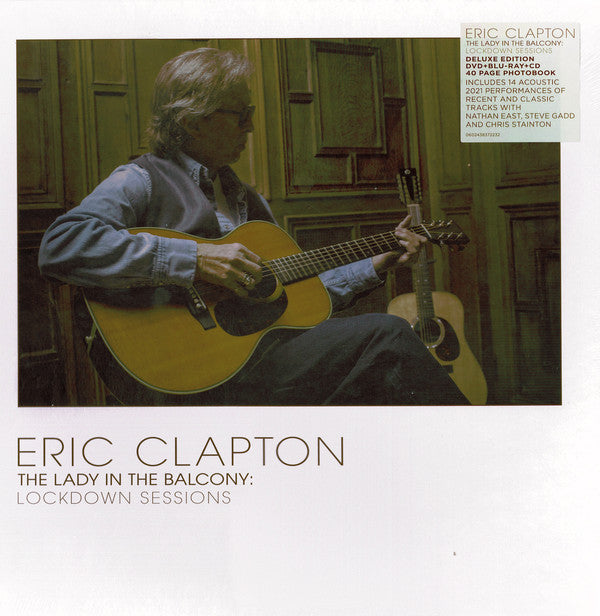 Eric Clapton – The Lady In The Balcony: Lockdown Sessions Coffret, Album, Édition Deluxe CD, Stéréo DVD, DVD-Vidéo, Multicanal, NTSC, Stéréo Blu-ray, Stéréo, Multicanal