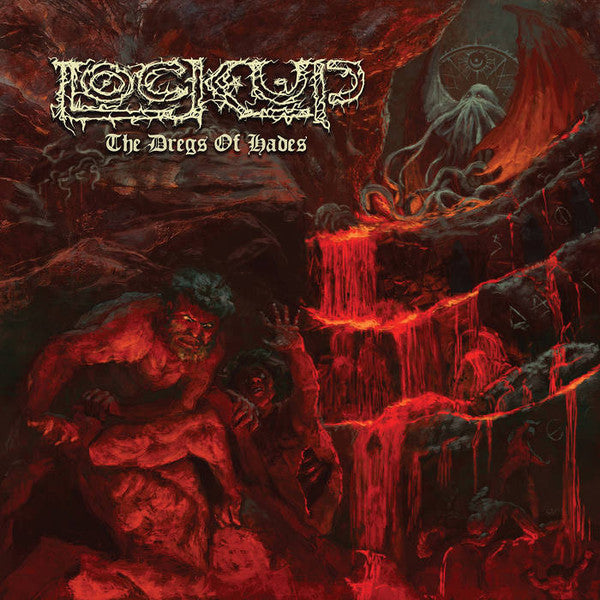 Lock Up  – The Dregs Of Hades  Vinyle, LP, Album, Rouge Transparent