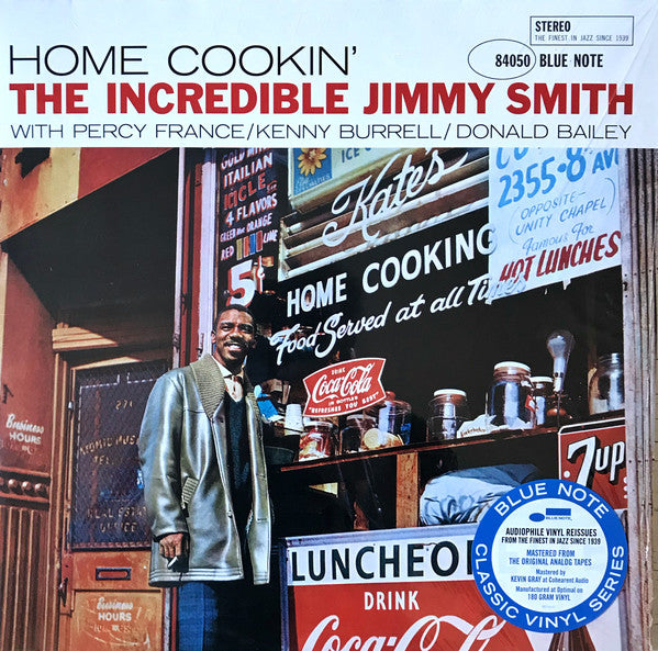 The Incredible Jimmy Smith With Percy France / Kenny Burrell / Donald Bailey – Home Cookin' Vinyle, LP, Album, Réédition, Stéréo, 180g