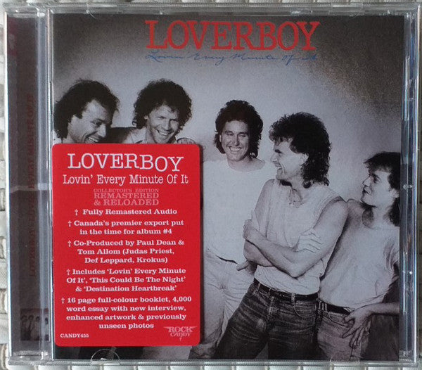 Loverboy – Lovin' Every Minute Of It  CD, Réédition, Remasterisé