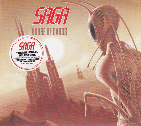 Saga  – House Of Cards  CD, Album, Réédition, Remasterisé, Digipak