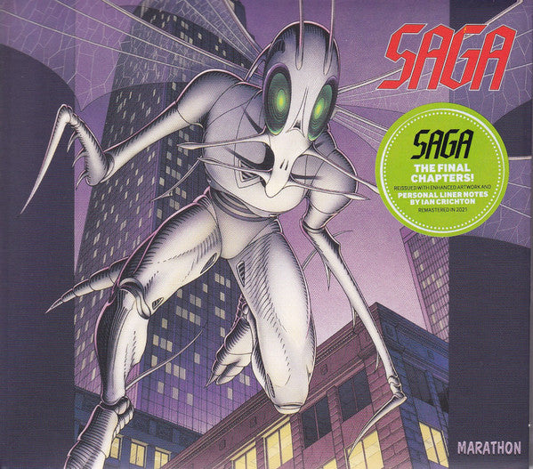 Saga  – Marathon  CD, Album, Réédition, Remasterisé, Digipak
