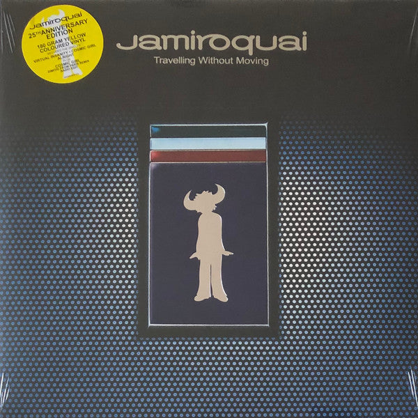 Jamiroquai – Travelling Without Moving  2 x Vinyle, LP, Album, Réédition, Remasterisé, Stéréo, Jaune, 180g, Édition 25e Anniversaire