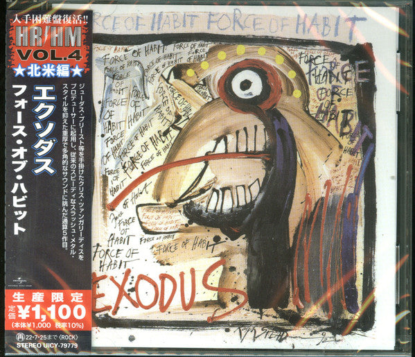 Exodus  – Force Of Habit  CD, Album, Réédition