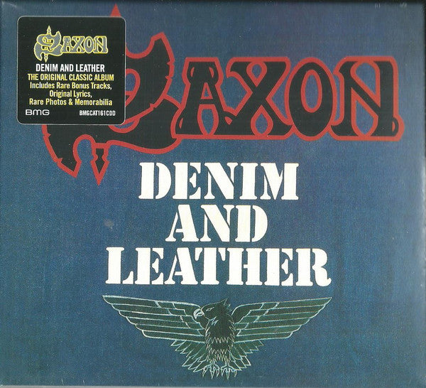 Saxon – Denim And Leather  CD, Album, Réédition, Digipack