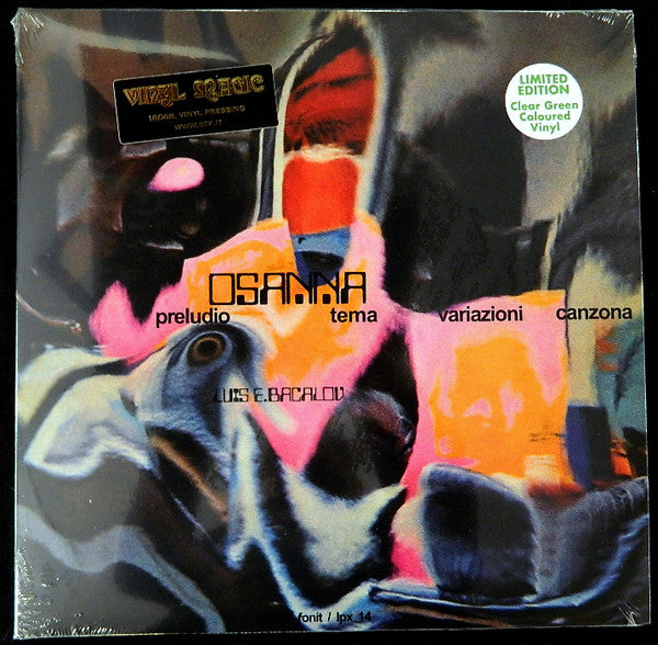 Osanna ‎– Preludio Tema Variazioni Canzona  Vinyle, LP, Album, Edition limitée, Réédition, Stéréo, Clear Green