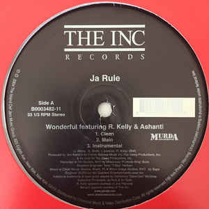 Ja Rule Feat. R. Kelly & Ashanti ‎– Wonderful  Vinyle, 12 ", 33 ⅓ tr / min