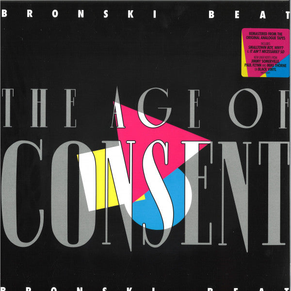 Bronski Beat – The Age Of Consent  Vinyle, LP, Album, Réédition, Remasterisé