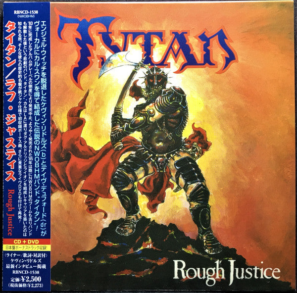 Tytan – Rough Justice  CD + DVD, Album, Paper Sleeve