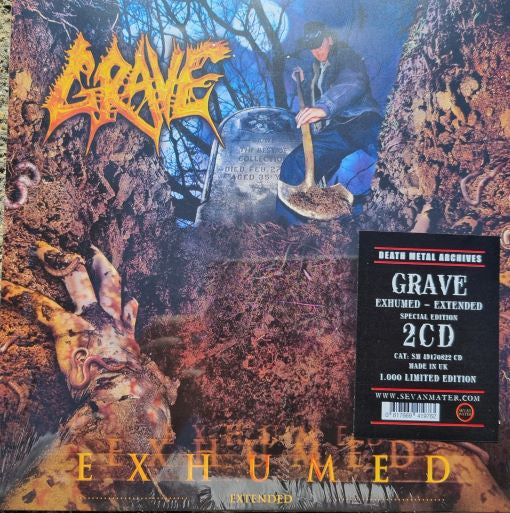 Grave  – Exhumed  2 x CD, Compilation, Édition Limitée, Édition Spéciale