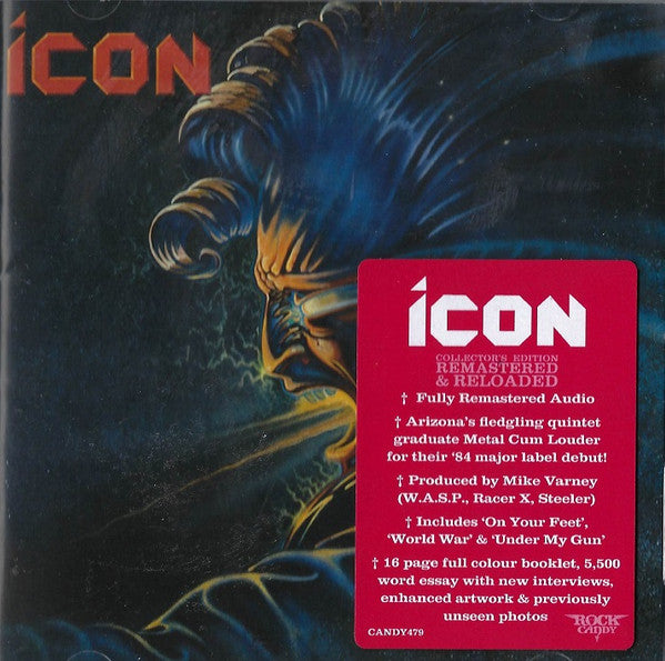 Icon – Icon  CD, Album, Réédition, Remasterisé