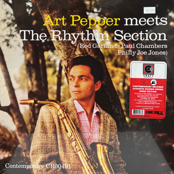 Art Pepper – Art Pepper Meets The Rhythm Section  Vinyle, LP, Album, Réédition, Mono