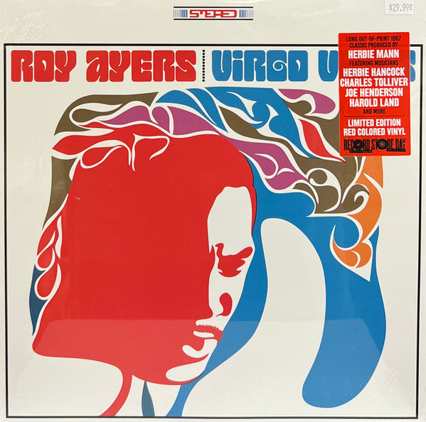 Roy Ayers ‎– Virgo Vibes Vinyle, LP, Album, Édition Limitée, Réédition, Stéréo, Rouge +  7", Blue