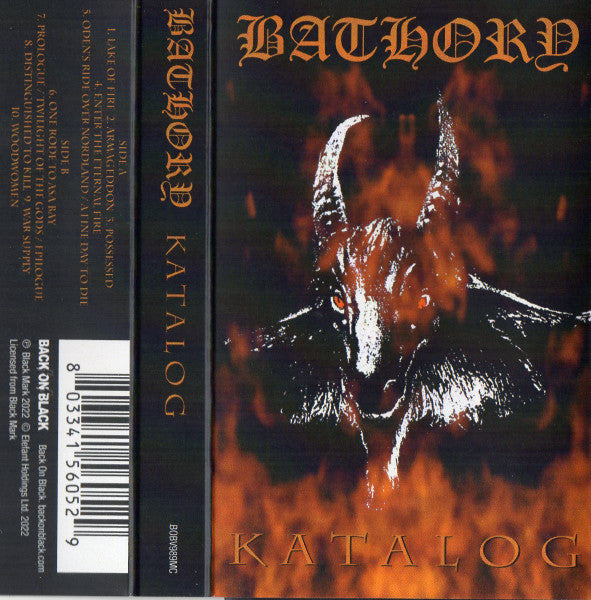 Bathory – Katalog  Cassette, Compilation, Réédition