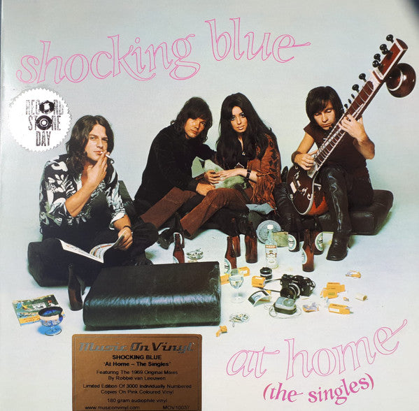 Shocking Blue – At Home - The Singles  Vinyle, 10", Album, Édition Limitée, Numéroté, Stéréo, Rose