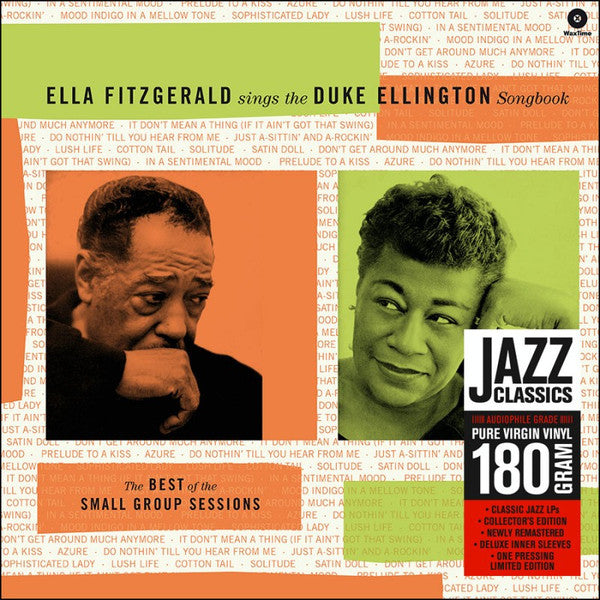 Ella Fitzgerald – Sings The Duke Ellington Songbook - The Best Of The Small Group Sessions  Vinyle, LP, Compilation, Édition limitée, Réédition, Remasterisé, 180g