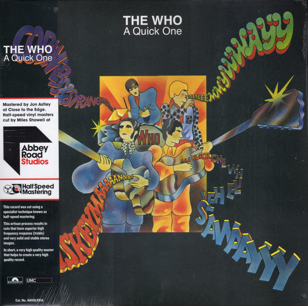 The Who – A Quick One  Vinyle, LP, Album, Édition Limitée, Réédition, Remasterisé, Half-Speed