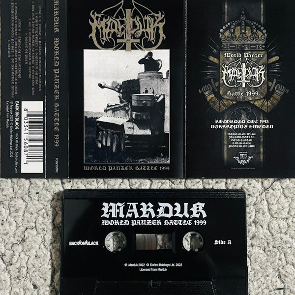 Marduk – World Panzer Battle 1999  Cassette, Album, Réédition, Stéréo