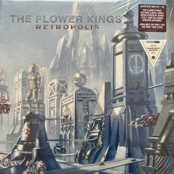 The Flower Kings – Retropolis  2 x Vinyle, LP, Album, Réédition, Remasterisé, Stéréo, Magenta Transparent, 180g +  CD, Album, Réédition, Remasterisé