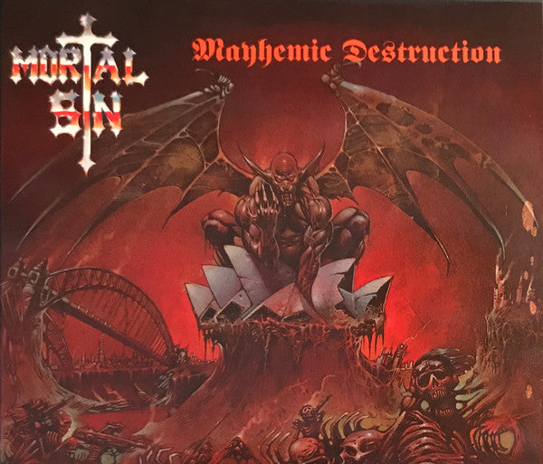 Mortal Sin – Mayhemic Destruction  CD, Album, Réédition, Remastérisé, Digipak