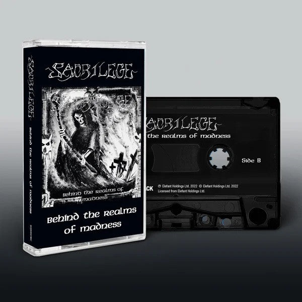 Sacrilege – Behind The Realms Of Madness  Cassette, Album, Réédition, Stéréo