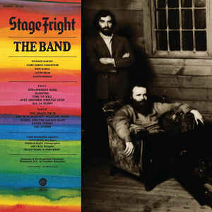 The Band ‎– Stage Fright  Vinyle, LP, album, pochette extérieure texturée