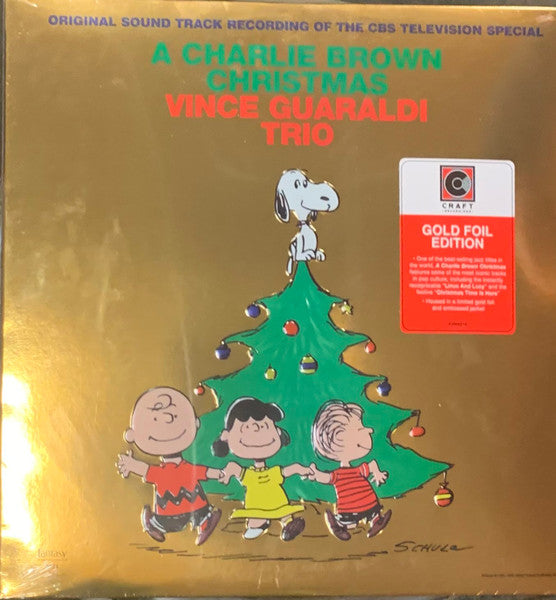 Vince Guaraldi Trio – A Charlie Brown Christmas  Vinyle, LP, Album, Edition Limitée, Réédition, Gold Foil Jacket