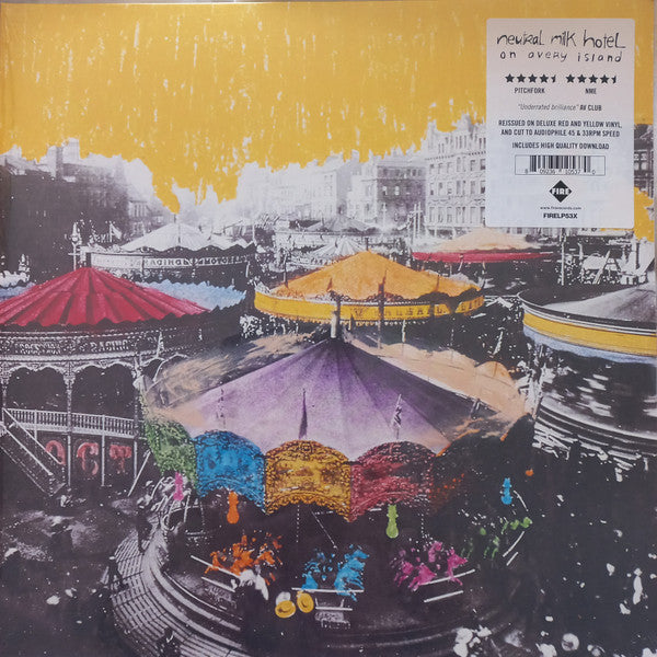 Neutral Milk Hotel – On Avery Island  2 x Vinyle, LP, 45 RPM, Album, Réédition,