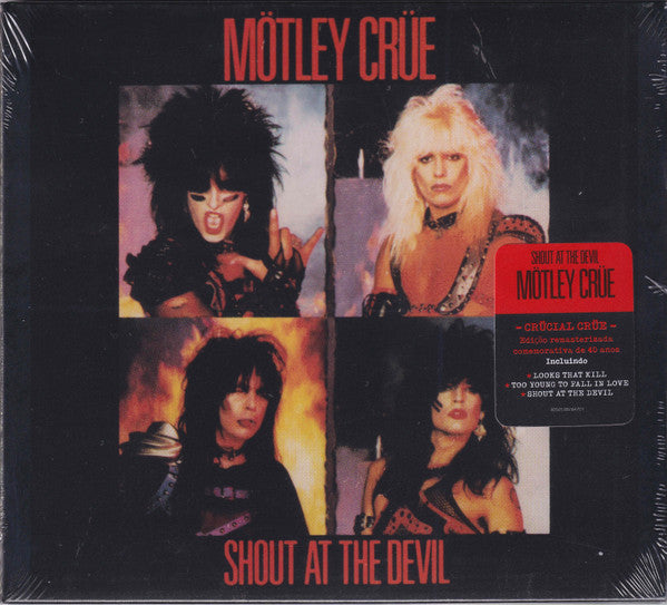 Mötley Crüe – Shout At The Devil  CD, Album, Réédition, Remasterisé, Digipack