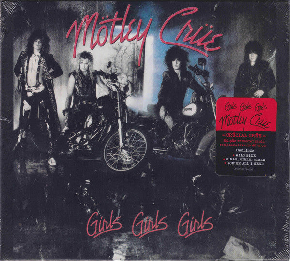 Mötley Crüe – Girls, Girls, Girls  CD, Album, Réédition, Remasterisé, Digipack