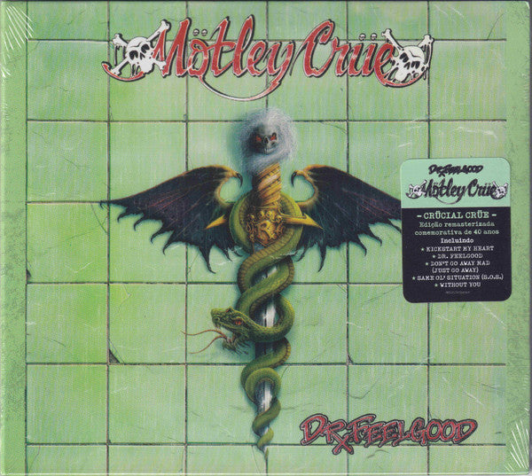 Mötley Crüe – Dr. Feelgood  CD, Album, Réédition, Remasterisé, Digipack