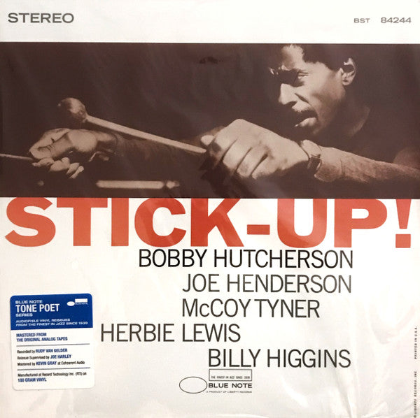 Bobby Hutcherson – Stick-Up!  Vinyle, LP, Album, Réédition, Stéréo, Gatefold, 180g