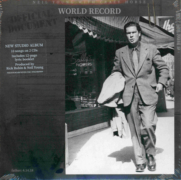 Neil Young With Crazy Horse – World Record  2 x CD, Album