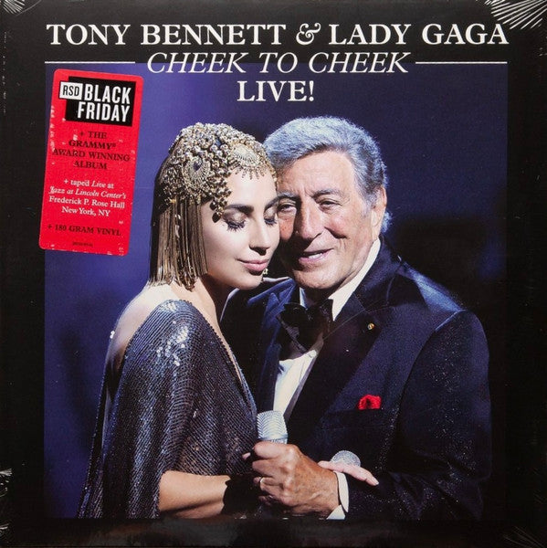 Tony Bennett &amp; Lady Gaga – Cheek To Cheek Live!  2 x Vinyle, LP, Album, 180g