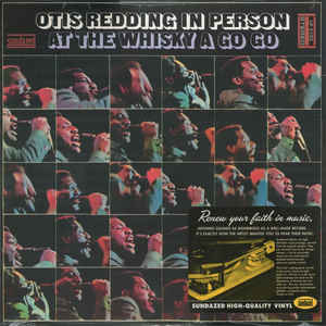 Otis Redding ‎– In Person At The Whisky A Go Go  Vinyle, LP, Album, Réédition, Stéréo