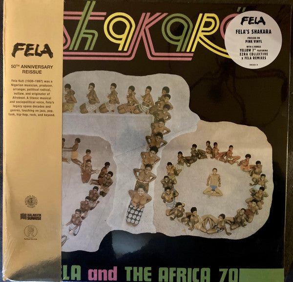 Fela Kuti – Shakara  Vinyle, LP, Album, Réédition, Rose + Vinyle, 7", Jaune