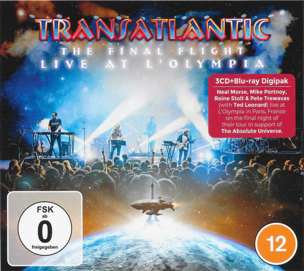 Transatlantic – The Final Flight: Live At L'Olympia  3 x CD + Blu-Ray, Album, Édition Limitée