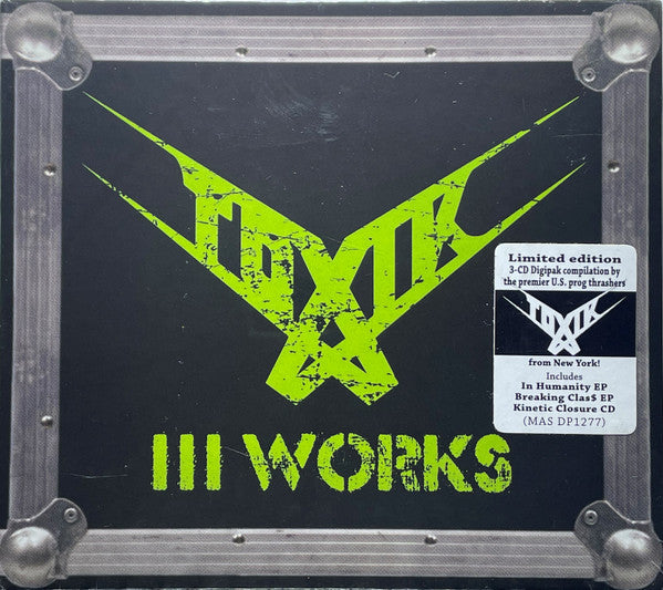 Toxik – III Works  3 x CD, Compilation, Réédition, Digipak