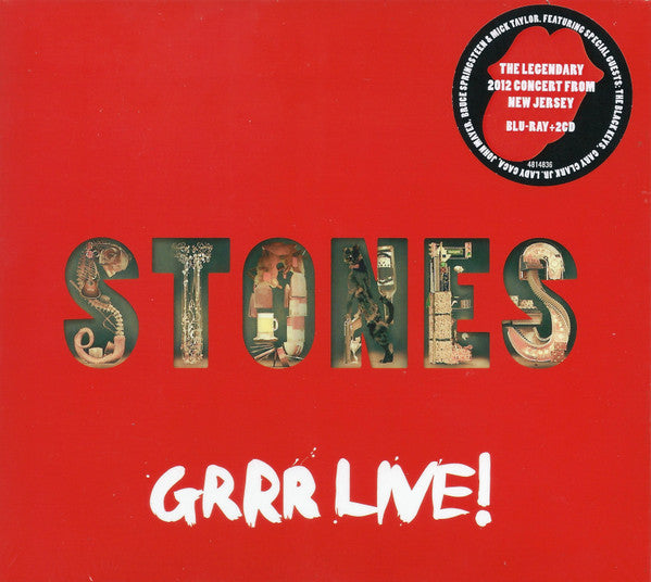 The Rolling Stones – Grrr Live!  Blu-Ray + 2 x CD, Stereo