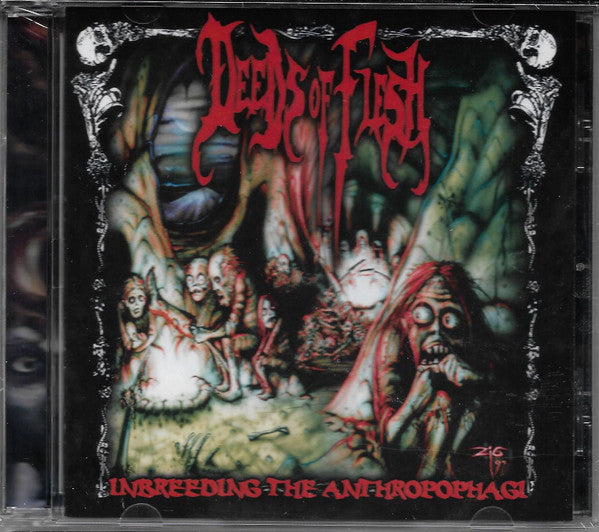 Deeds Of Flesh – Inbreeding The Anthropophagi  CD, Album, Réédition