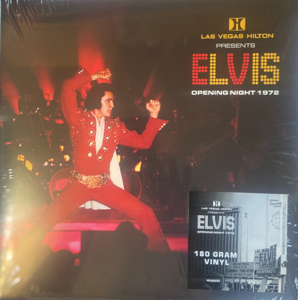 Elvis – Las Vegas Hilton Presents Elvis Opening Night 1972  Vinyle, LP, Édition Limitée*