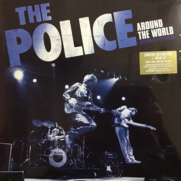 The Police – Around The World (Restored & Expanded)  Vinyle, LP, Album, Édition Limitée, Or + DVD-Video, NTSC